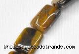 CTE15 15.5 inches 22*30mm rectangle yellow tiger eye beads