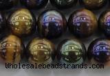 CTE1503 15.5 inches 10mm round AB-color yellow tiger eye beads