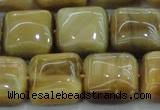 CTE1529 15.5 inches 16*16mm square golden tiger eye beads wholesale