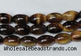 CTE159 15.5 inches 10*14mm rice yellow tiger eye gemstone beads