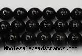 CTE1600 15.5 inches 4mm round AB grade black tiger eye beads