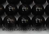 CTE1606 15.5 inches 16mm round AB grade black tiger eye beads