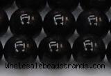 CTE1617 15.5 inches 18mm round A grade black tiger eye beads