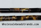 CTE163 15.5 inches 4*8mm column yellow tiger eye gemstone beads