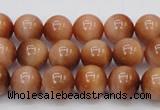 CTE1650 15.5 inches 4mm round sun orange tiger eye beads