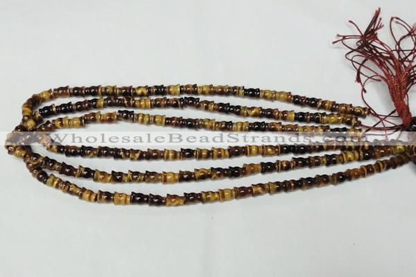 CTE167 15.5 inches 6*8mm yellow tiger eye gemstone beads