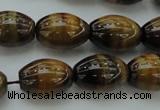 CTE1702 15.5 inches 13*18mm rice yellow tiger eye beads