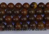 CTE1780 15.5 inches 4mm round yellow iron tiger beads wholesale