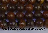 CTE1781 15.5 inches 6mm round yellow iron tiger beads wholesale