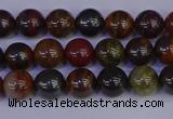 CTE1790 15.5 inches 4mm round red iron tiger beads wholesale