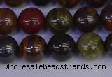 CTE1793 15.5 inches 10mm round red iron tiger beads wholesale