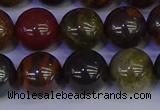 CTE1794 15.5 inches 12mm round red iron tiger beads wholesale