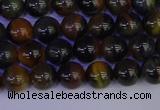 CTE1801 15.5 inches 6mm round blue iron tiger beads wholesale