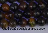 CTE1802 15.5 inches 8mm round blue iron tiger beads wholesale