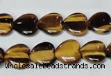 CTE182 15.5 inches 16*16mm heart yellow tiger eye gemstone beads