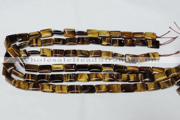 CTE190 15.5 inches 15*20mm rectangle yellow tiger eye gemstone beads