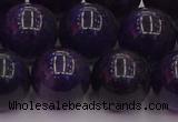 CTE1956 15.5 inches 16mm round purple tiger eye beads wholesale