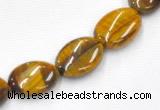 CTE20 15.5 inches oval 13*18mm yellow tiger eye beads Wholesale