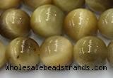 CTE2141 15.5 inches 8mm round golden tiger eye beads wholesale