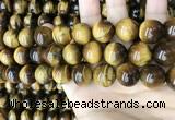 CTE2153 15.5 inches 18mm round yellow tiger eye beads wholesale