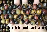 CTE2195 15.5 inches 14mm round mixed tiger eye beads wholesale