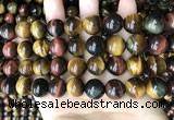 CTE2196 15.5 inches 16mm round mixed tiger eye beads wholesale