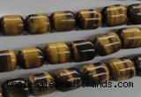 CTE328 15.5 inches 8*10mm drum yellow tiger eye gemstone beads