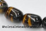 CTE34 15.5 inches 13*18mm egg-shaped blue tiger eye beads wholesale