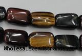 CTE64 15.5 inches 13*18mm rectangle mixed tiger eye gemstone beads