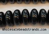 CTE647 15.5 inches 10*18mm rondelle blue tiger eye beads wholesale