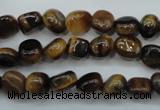 CTE96 15.5 inches 6*9mm nuggets yellow tiger eye beads wholesale