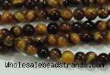 CTG01 15.5 inches 2mm round tiny tigers eye beads wholesale