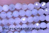 CTG1043 15.5 inches 2mm faceted round tiny aquamarine beads