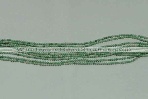 CTG125 15.5 inches 2mm round tiny Qinghai jade beads wholesale