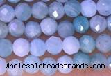 CTG1308 15.5 inches 3mm faceted round amazonite beads wholesale