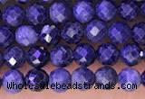 CTG1334 15.5 inches 3mm faceted round sapphire beads wholesale