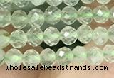 CTG1347 15.5 inches 3mm faceted round prehnite beads wholesale