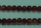 CTG14 15.5 inch 3mm round B grade tiny red agate beads wholesale