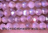 CTG1452 15.5 inches 2mm faceted round AB-color moonstone beads