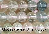 CTG1599 15.5 inches 4mm round morganite gemstone beads