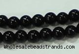 CTG18 15.5 inches 3mm round A grade tiny black agate beads