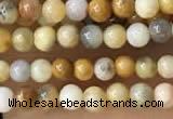 CTG2019 15 inches 2mm,3mm yellow crazy lace agate beads