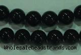 CTG21 15.5 inches 6mm round B grade black agate beads wholesale