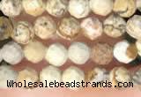 CTG2213 15 inches 2mm,3mm faceted round picture jasper beads