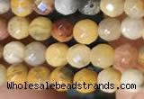 CTG2219 15 inches 2mm,3mm faceted round crazy lace agate beads