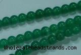 CTG23 15.5 inches 3mm round tiny green agate beads wholesale