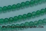 CTG24 15.5 inch 3mm round tiny pale green agate beads wholesale