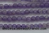 CTG252 15.5 inches 3mm round tiny amethyst gemstone beads