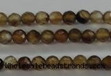 CTG427 15.5 inches 3mm faceted round tiny agate gemstone beads