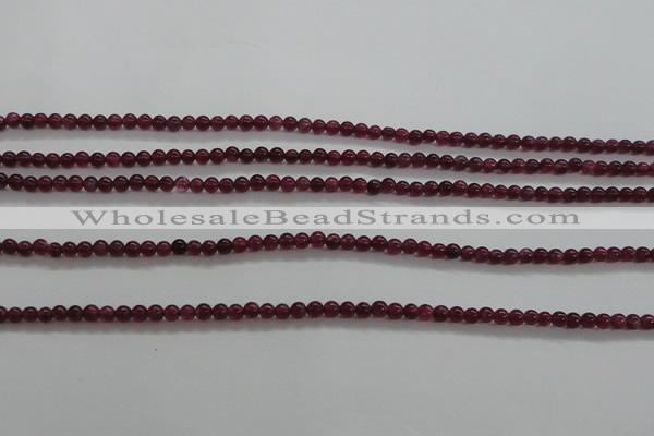 CTG434 15.5 inches 2mm round tiny dyed candy jade beads wholesale